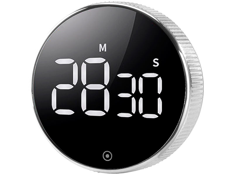 Digitale Eieruhr Küchentimer Kurzzeitmesser Alarm mit Magnet & großes Display 