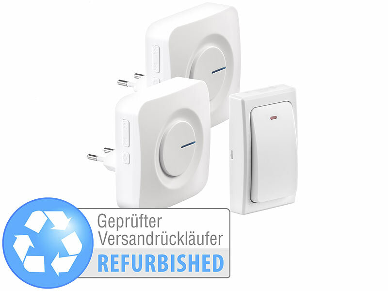 ; Funkklingel mit Licht und Ton-Signal Funkklingel mit Licht und Ton-Signal 