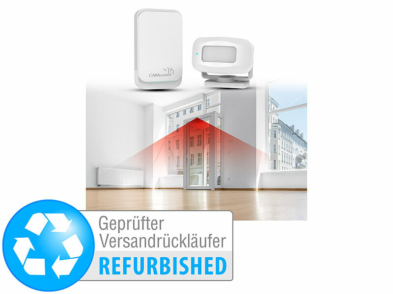 ; Funkklingel mit Licht und Ton-Signal 