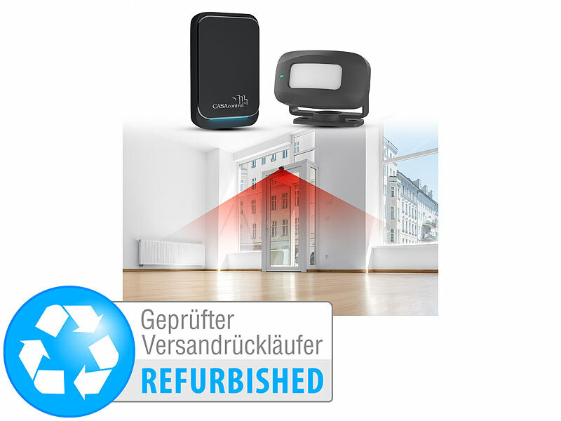 ; Funkklingel mit Licht und Ton-Signal 