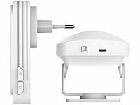 ; Funkklingel mit Licht und Ton-Signal Funkklingel mit Licht und Ton-Signal Funkklingel mit Licht und Ton-Signal Funkklingel mit Licht und Ton-Signal 